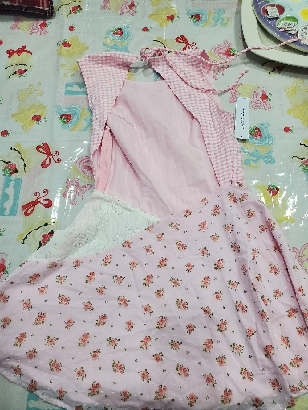 Princess Polly Pink Sleeveless Fit and Flare Mini Dress Size 4 - Picture 12 of 12